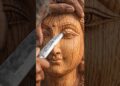 “Poor Artist Brings Lord Krishna to Life in Wood 😢🙏 | Krishna Wood Art #shorts” #trnding