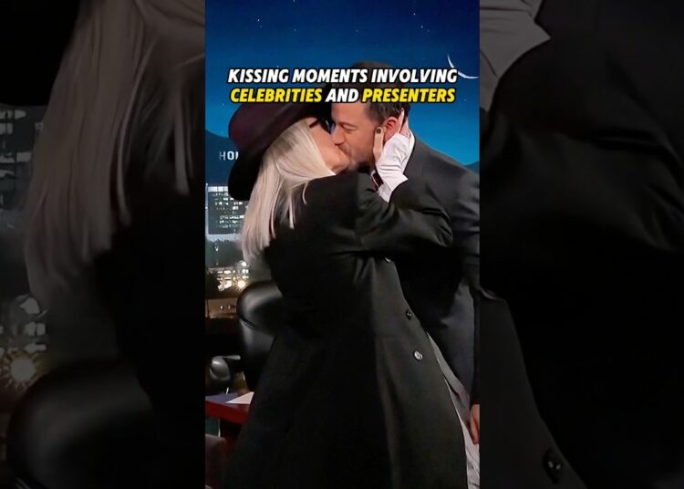 Kissing moments involving celebrities and presenters #celebrity #funny #comedy #funnyshorts #kiss