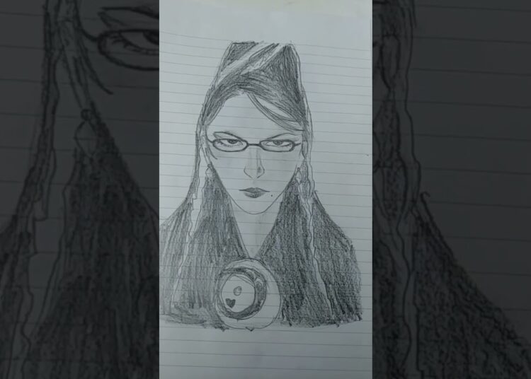 drawing Bayonetta #art #seguimi #drawing #artist #animation