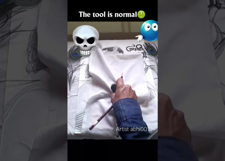 tools is normal  but art 🎨. .??#art #drawling #ytshorts #drawing #trendingvideo #artist