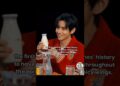first celebrity in Hot Ones to have milk & ice cream throughout the episode, instead of spicy wings