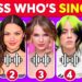 Guess WHO’S SINGING 🎤🎵 | Celebrity Song Edition | Bruno Mars, Olivia Rodrigo, Taylor Swift, Doja Cat