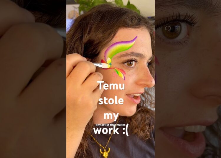 This is such a real problem for artists right now 🥲 #facepainting #arttheft #artistproblems