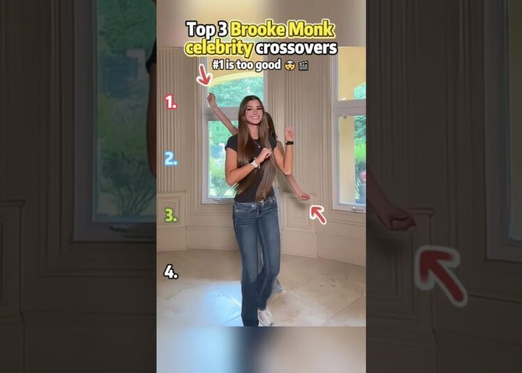 Top 3 Brooke Monk celebrity crossovers # 1 is too good 🤯 🎬 #BrookeMonk #MillieBobbyBrown #fyp