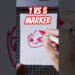 1 vs 5 marker #trending #art #drawing #viralvideo #versus #artwork #artist #shortvideo #shorts