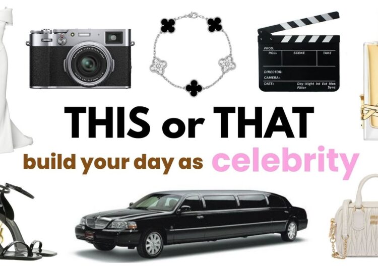 Build Your DREAM CELEBRITY DAY 📸🎤🎬✨ | THIS or THAT