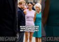 Meghan’s Desperate Neckline Fiddling at Wimbledon Only Made Kate Look Like Royalty #meghan #kate