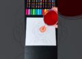 Spilling JUICE on my Art! Splash Effect! (#shorts)