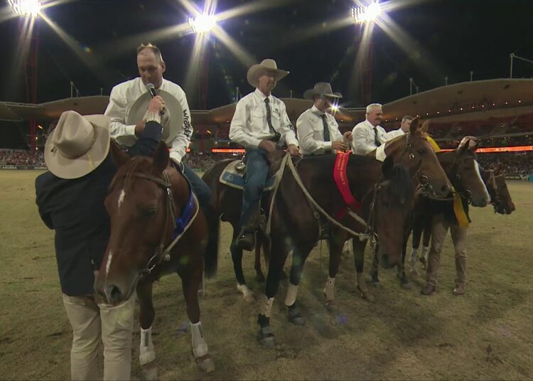 Sydney Royal Easter Show | Australian National Anthem & World Championship Campdraft Round 4
