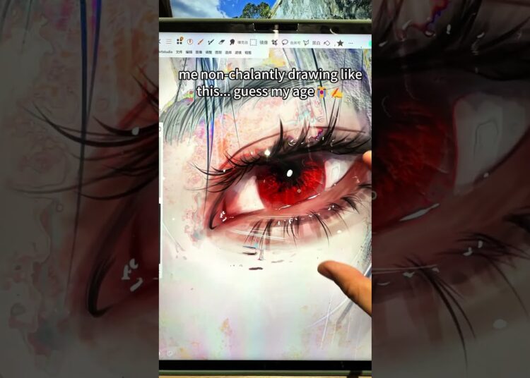 digital art #art #paintstudio #drawing #artedigital #artist #painting #shorts #digitalart