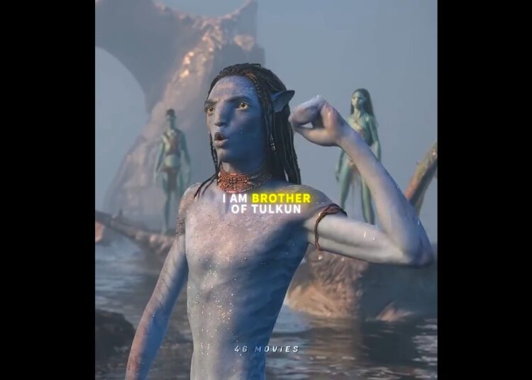 Lo’ak showed up at the perfect time 🐳 I Avatar Edit I Royalty (slowed) #shorts #movie #edit