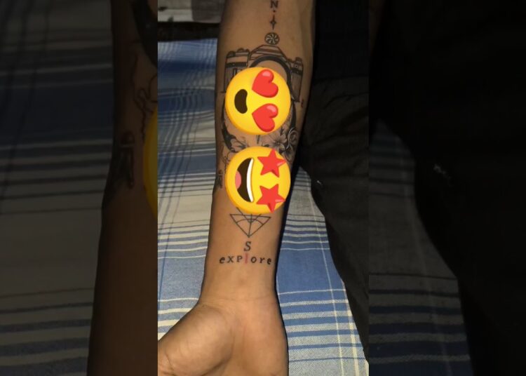 My First Tattoo 🫶 | 112 | #minivlog #viral #tattoo #art #artist