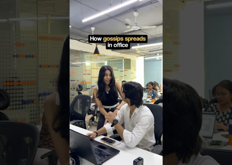 POV: How gossips spread in office😜🤣