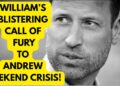 WILLIAM BLISTERING CALL TO ANDREW AT SANDRINGHAM #royal #epsteinfiles #britishroyalfamily