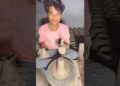 Pottery with clay 🌸 #shorts #viral #video #trending #pottery #clay #artist #like #love #music