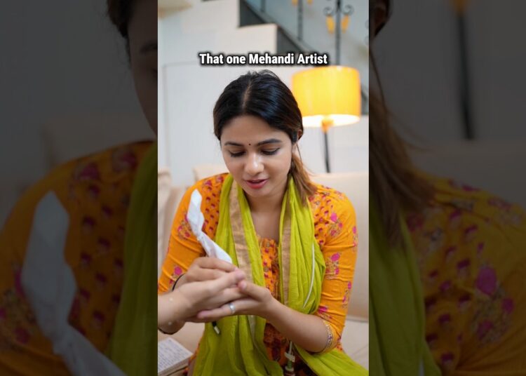 Best Mehandi Artist 🥰 #deeshaumesh #kannada #comedy #relatable #mehandi