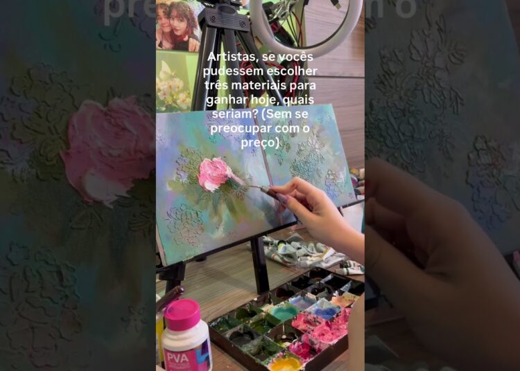 Que material você escolheria? #arte #art #papelaria #explorar #painting #explore #artist #artista