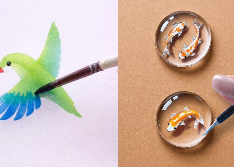 10 Art Hacks When You’re Bored || Art Ideas || painting for Beginners