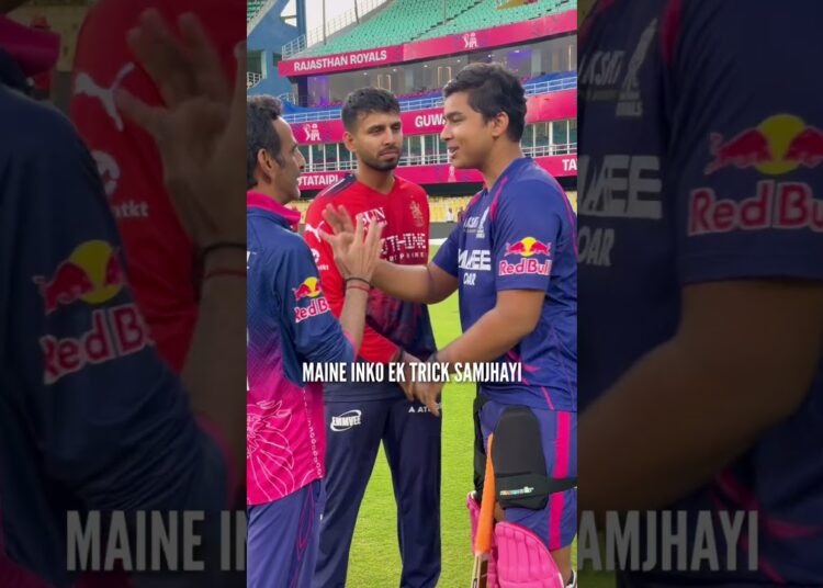 🚨 First time ever: Vaibhav offers to give his bat! 😂🔥