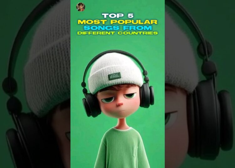 Top 5 Most Popular Songs From Different Countries🌍🎧 | Despacito | Shape of you | #shorts #trending