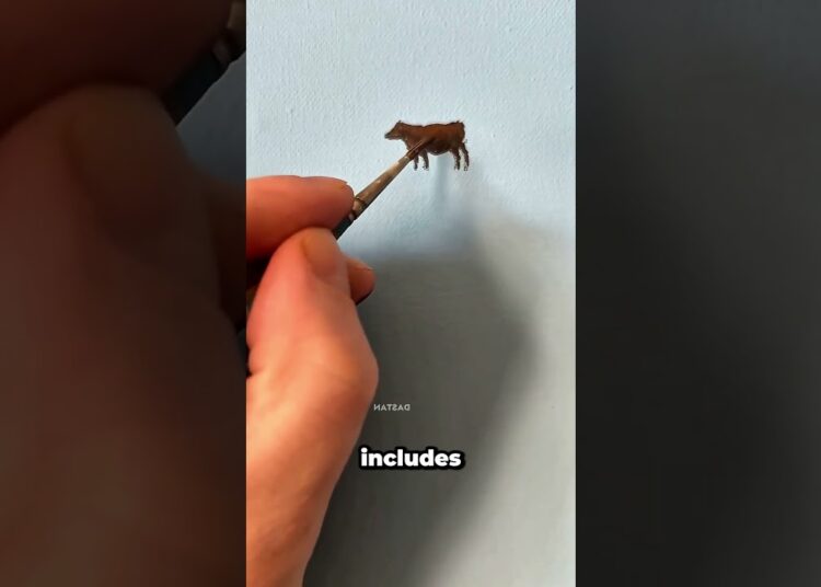 The Flying Cow Trick That Made Me Famous #art #artist #painting