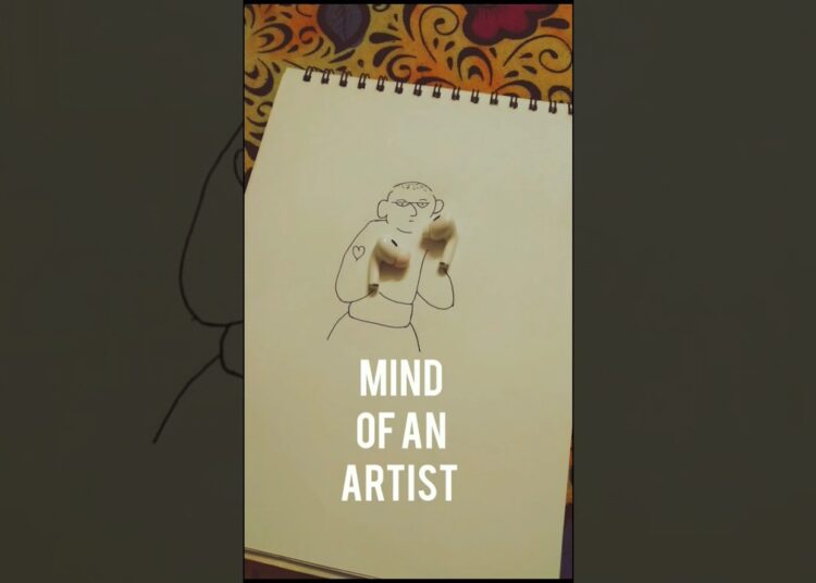 mind of an artist 🧠… #sidduarts #drawing #artandcraft #artist #brain #mindofanartist