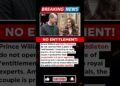 JUST IN: Why William and Kate Do Not Feel Entitlement in Royal Roles #shorts #royalfamily