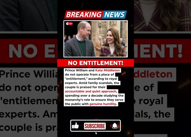JUST IN: Why William and Kate Do Not Feel Entitlement in Royal Roles #shorts #royalfamily