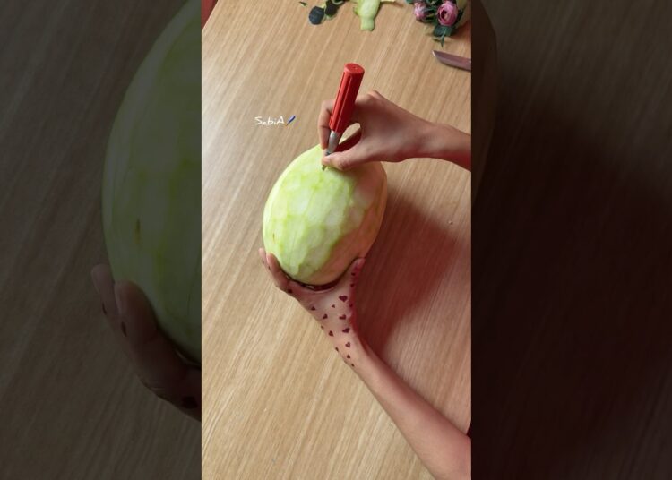 I FAILED😤”watermelon art gone wrong🍉” #Sabia.the.artist #shorts