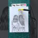 Tag Your Bestfriend💖💜 #shorts #craft #art #drawing #crafts #bestfriend