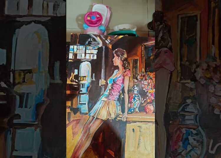 knife painting 🎨🖌️ .  #trending #painting #love #yt #viral #creative #youtube #artist #youtubeshorts
