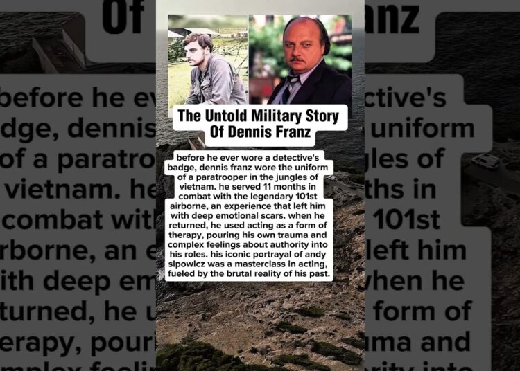 The Untold Military Story of Dennis Franz.. #story #celebrity #hollywood #news