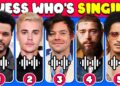 Guess WHO’S SINGING 🎤🎵 | Male Celebrity Edition | Justin Bieber, Post Malone, The Weeknd, Bruno Mars