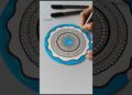 Mini Mandala 💙✨#art #youtube #drawing #mandala #ytshorts #mandaladesign #shorts #viral