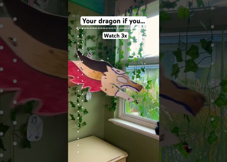Your dragon if you… #paperdragon #papercraft #paperart #fypシ゚viral #artist #video #trend #trending