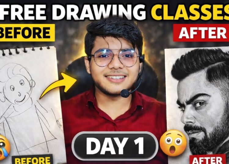 Sketching Class in Hindi | Drawing Class from Zero to Pro | Drawing class Beginner to Professional