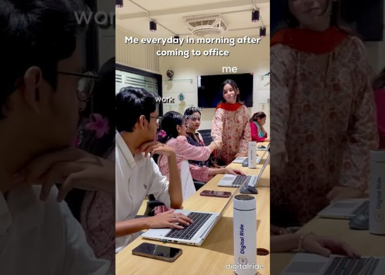 Reels and gossips first, Work can wait 😎#digitalride  #reels #gossips #fyp #officelife