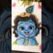 krishna art shorts ❤️ | duvidha rap song krishna #art #drawing #ytshorts #artist #krishna #shorts
