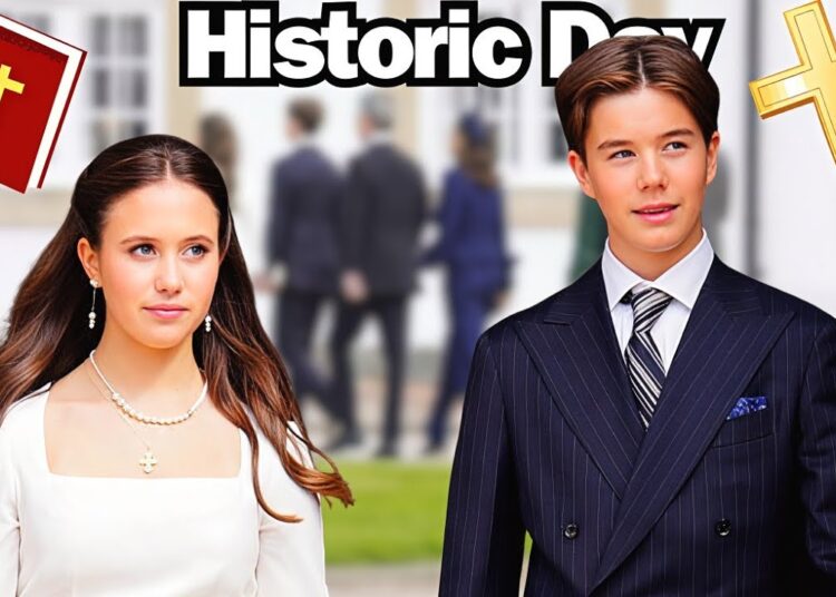 Royal Moment: Prince Vincent & Princess Josephine Arrive for Landmark Confirmation