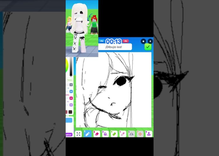 Roblox Draw Me! #roblox #robloxart #art #brookhaven #drawing #speeddrawing #rblx #drawme #digitalart