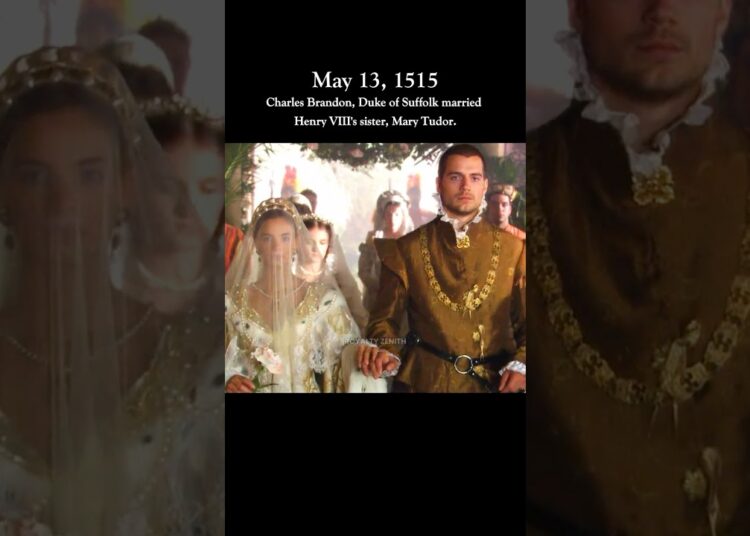 Mary Tudor really loved Charles Brandon #royal #viral #shorts #history #tudor #royalty