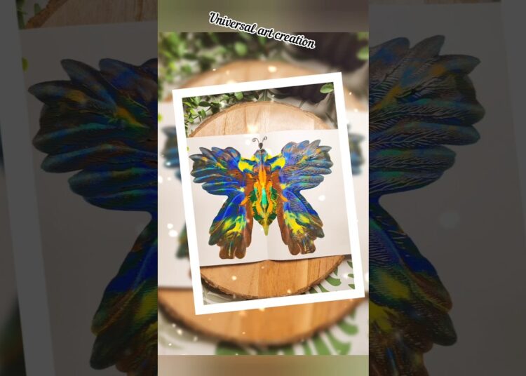 Butterfly 🦋 Painting 🎨🖌️#art#artist#diy #drawing#trending#interesting#painting#trendingshorts#shorts