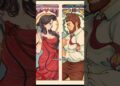 drawing Pauline & DK as alphonse mucha paintings ❤️ #artnouveau #artist