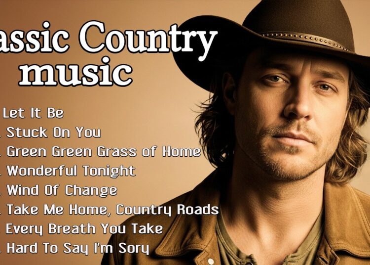 Let It Be, Stuck On You, Green Green Grass of Home – Classic Country Music Timeless 60s, 70s, 80s