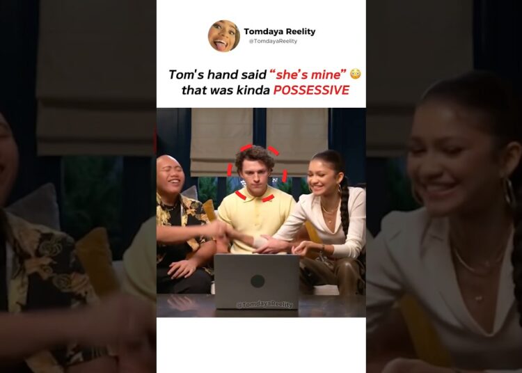 bro said “that handshake ends NOW” 💀 #zendaya #tomholland #celebrity