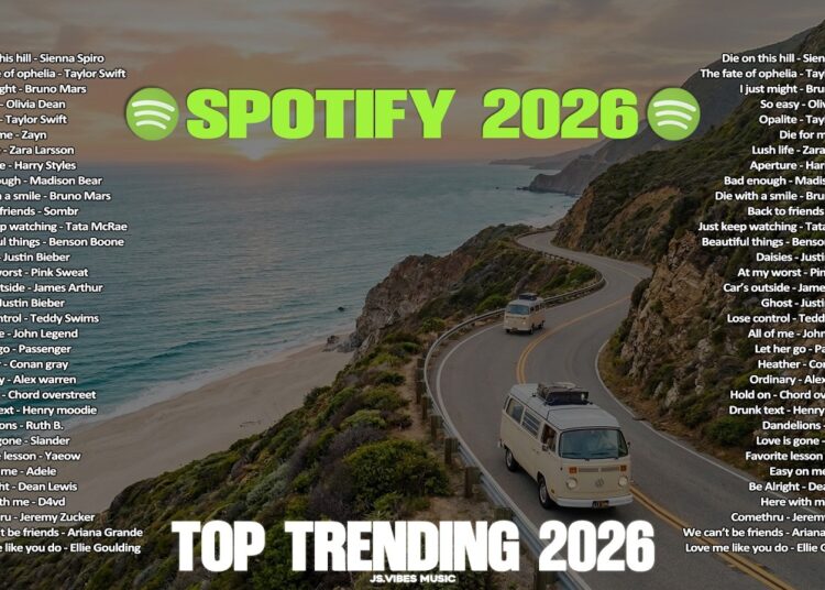 🐰🩶Spotify Trending Music 2026 ~ Chill and Positive English Songs Playlist || Viral Tiktok Music 2026