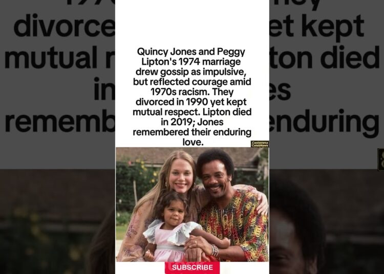 From Gossip to Enduring Love #shorts #QuincyJones #PeggyLipton #relationship #marriage #couple