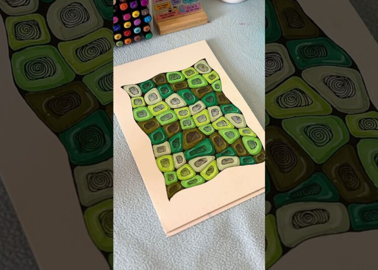 Try this 💚 #art #doodle #zentangle #artshorts #drawing #artwork #artist #mallu #zendoodle #doodles