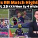 Rajasthan Royals vs Kolkata Knight Riders full match highlights IPL 2026 today.