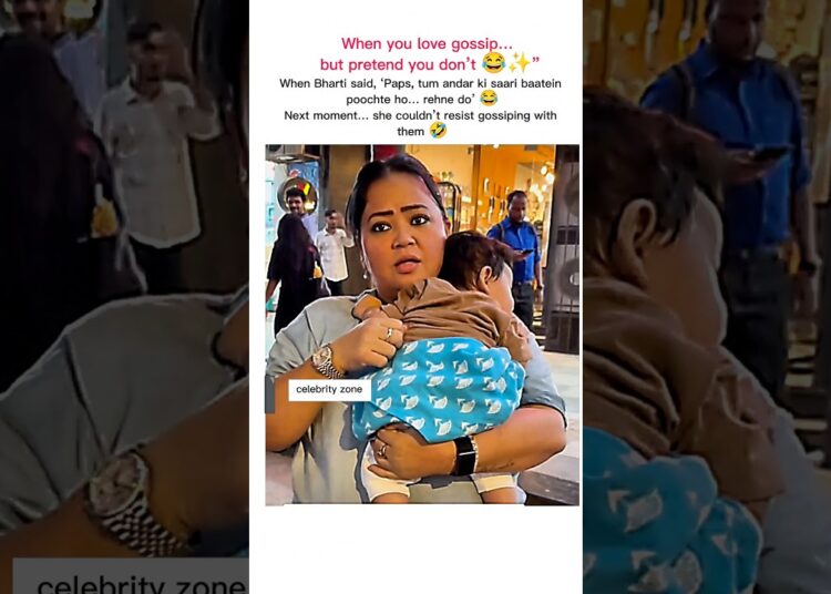 Bharti: No Gossip… Also Bharti: Tell Me Everything 😂✨#bhartisingh #bollywoodsongs #bollywood